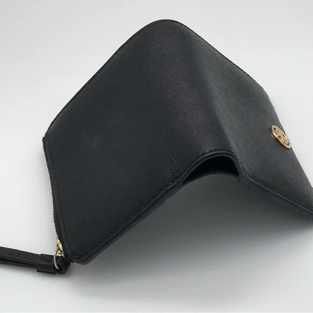 EUC TORY BURCH ROBINSON BLACK WALLET - Picture 4 of 16